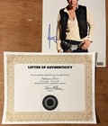 Harrison Ford Signed Autographed 8x10 Star Wars Han Solo Photo With Coa