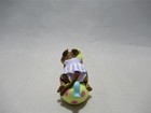 Wee Forest Folk Spotted Seahorse Special Yellow Pink Dots - Retired In Wff Box