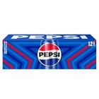 Pepsi Cola Soda Pop  12 Fl Oz  12 Pack Cans - Free   Fast Delivery
