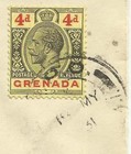 Grenada Sg 123 single Frank g p o  18 my 31 Registered To Usa  Backstamped