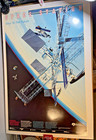 Orig Nasa Space Station 1980 s Way To The Future Poster 34  X 22  Rockwell Int l