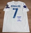 Cristiano Ronaldo Signed Real Madrid 2018 Ucl Final Home Jersey  7 - Beckett Bas