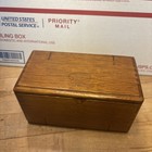 Singer Sewing Oak Puzzle Box   Attachments Almost Complete C1889 Antique