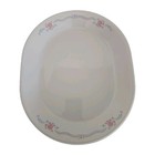  2  Corelle Beige Floral English Breakfast Oval Platters  12 x10   New 