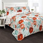  Poppy Garden 3 Piece Quilt Seted Full queen Multicolor