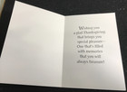  c168   Vintage Thanksgiving Greeting Card - 40 s 50 s -unused No Envelope