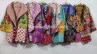 5pc Lot Indian Cotton Vintage Handmade Women Winter Wear Kantha Jacket Coat