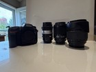 Nikon D7100 Dslr Camera   3 Lenses   Bag   Only 19 781 Shutter Count