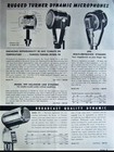 Vintage Turner Dynamic Microphone Model U9s With Cast Iron Stand