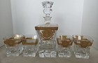Versace Style-whiskey Decanter And Glass Set 