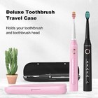 Fairywill Electric Toothbrush Travel Cases Sonic Whitening Teeth With 5 Mode Usb