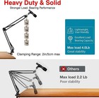 32inch Microphone Scissor Arm Set Mic Stand Suspension Boom Desk Mount Holder     