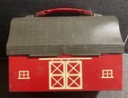 Vintage 1957 American Thermos Barn Lunch Box Great Condition