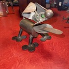 Two Dogs Yardbirds Kentucky Crafted Junk Yard Dog Metal Art Animals Hand Made