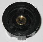 Instrument Ribbed Skirted 1-5 16  Knob     1 4  Id     Brass Insert - Aluminum Top