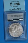 2017  1 Silver American Eagle Pcgs Ms70 First Strike Flag Slab-028