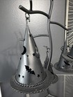 Metal Witch Hat Halloween Tree Tea Light  Candle Holder 15    Holds 5 Candles