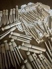 Lot Of 67 Vintage Wooden Clothespins Round Top Crafting Excellent