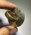 Real Old Ancient Agate Sassanian Ring Amulet Carnelian Seal Bead Horse Antique
