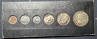 1955 Canada Silver Proof-like 6-coin Mint Set Toned In Holder