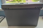Vintage Rubbermaid Office Solutions Global File Keeper Portable Storage Box Gray