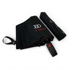 Genuine Audi Umbrella Folding Compact Windproof Automatic Anti-uv Sun Rain Black