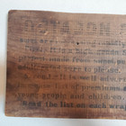 Octagon Soap Vintage Antique Wood Rare Advertising Box Crate End Sign Hangs Back