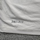 Nike Pro Combat Compression Sleeveless Crew Shirt Men   s Large White Dri-fit