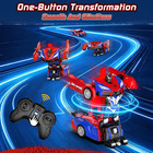 Remote Control Spider Car Transforming Robot Toy For Kids Boys