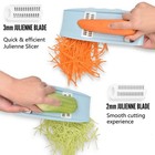  5   in   1 Vegetable And Fruit Slicer   manual Grater  Cutter  Chopper Gadget 
