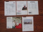 5 -massey-ferguson  Tractor  combine  loaders Disk Har  Brochures  2002 M-f Mag 