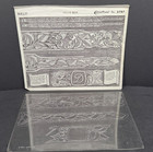 Vintage Tandy Leather Craftaid No  2787 Template Belt Floral Patterns Tooling