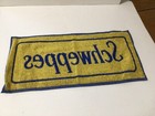 Vintage Schweppes Beer Towel   9 X 19 Bar Mancave