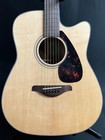 Yamaha Fgx800c Solid Top Cutaway Acoustic-electric Guitar Gloss Natural Finish