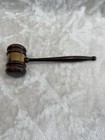 Vintage 10-5 8  Wooden Judge Gavel