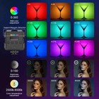 Neewer Rgb Video Light Rgb 61 360   Full Color Led Camera Light With 3 Cold Shoe