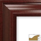 Craig Frames Contemporary Upscale  2  Red Mahogany Picture Frame Poster Frame