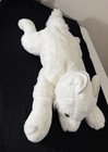 Fao Schwarz Large 22 Inch  White Arctic Fox  Plush Stuffed Animal