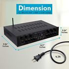 Pyle 6-channel 600w Audio Amplifier System-analog Digital Stereo Receiver