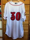  30 Game Used Worn Portland Sea Dogs Home White Jersey