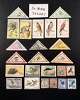50 Bird Related Topical Stamps   Nice  Fun Colorful Ww Mix  lot 405 