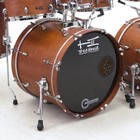 Treehouse Custom Drums 8-piece Plied Maple Drumset  middle Brown 8-pc 