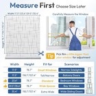 Rabbitgoo Cross Frosted Window Film Static Cling Glass Sticker For Decoration