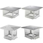 Chimney Cap 9x9 12x12 13x9 17x17in 304stainless Steel Fireplace Flue Caps