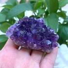 Natural Brazilian Amethyst Cluster Quartz Crystal Druzy Geode Healing Stone Us