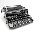 1937 Remington Rand Model 1 Portable Typewriter W  Case New Ribbon Manual