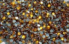 5 X 1440 Pcs 50 Gross Dmc Iron On Hotfix Rhinestones Colorado Topaz Ss10  Ss10j