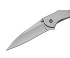 Kershaw Leek 1660 Knife 3  14c28n Plain Blade Steel New Flag Logo Blem - 1660