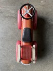 Hook   Ladder Fire Dept Fire Truck Pedal Car Ride-on Toy Red Bell Wood Ladder