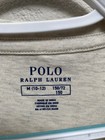 New Polo Ralph Lauren Kids s Medium  10 - 12  Off White T-shirt V-neck Nwt